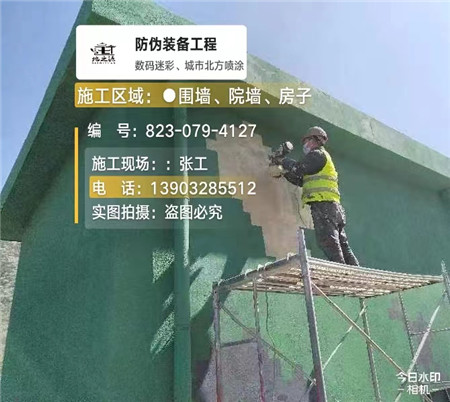 防城港设备迷彩喷涂,迷彩漆施工